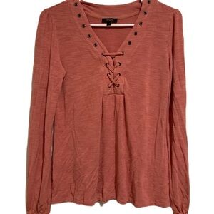 Cupio Women’s Blouse Top Pink Sz. S